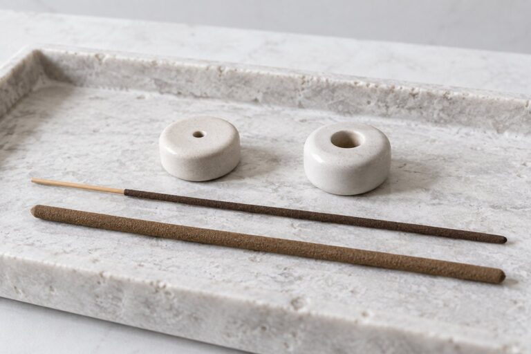香立ての穴にお香が合わないとき｜太さ・角度・灰受けの確認方法