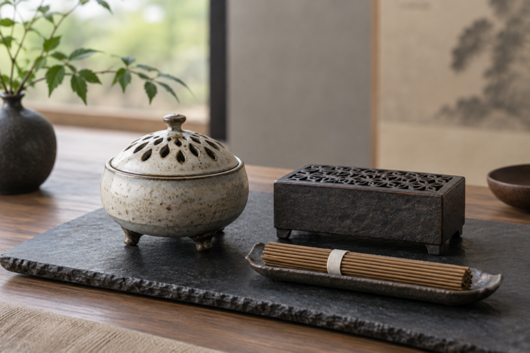 蓋付き香炉・箱型香立ての使い方｜対応するお香と熱の注意