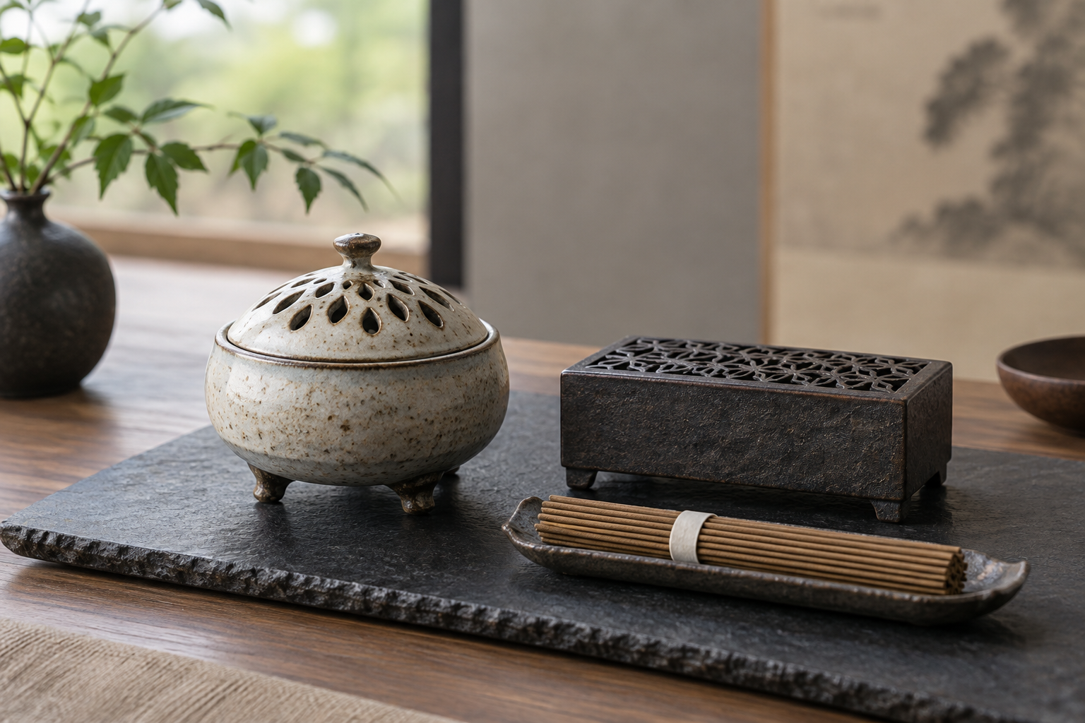 蓋付き香炉・箱型香立ての使い方｜対応するお香と熱の注意