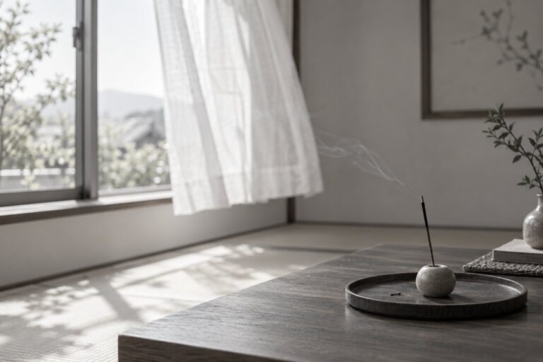 お香の煙が目にしみるときは？使用を中止する目安と換気方法